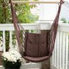 Outdoor Espresso Swing Chair