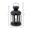 Black Colonial Candle Lamp