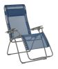 30" Blue and Gray Metal Zero Gravity Chair