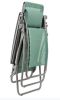 27" Green and Gray Metal Zero Gravity Chair