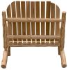 Rustic And Natural Cedar Two - Person Adirondack Chair