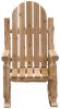 Rustic And Natural Cedar Adirondack Rocking Chair