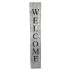 Rustic White Wash Front Porch Welcome Sign