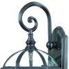 Three Light Matte Black Eastern Lantern Wall Light