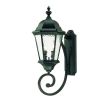 Two Light Matte Black Carousel Lantern Wall Light