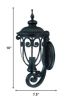 Traditional Matte Black Wall Sconce