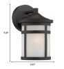 Matte Black Hanging Lantern Shape Wall Light