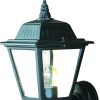 Matte Black Cast Aluminum Outdoor Wall Light