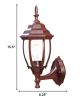 Dark Brown Globe Lantern Wall Light