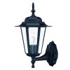 Matte Black Glass Lantern Wall Light