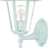 White Glass Lantern Wall Light