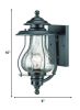 Matte Black Oil Lantern Wall Light