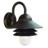 Antique Bronze Three Tier Lamp Shade Outdoor Wall Light