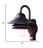 Antique Bronze Motion Sensor Outdoor Wall Light