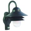 Matte Black Motion Sensor Outdoor Wall Light