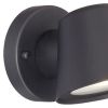 Matte Black LED Short Cone Wall Light