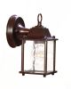 Dark Brown Hanging Waterfall Glass Lantern Wall Light