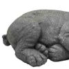 7" Peaceful Sleeping Dog Indoor Outdoor Statue