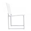 20" Set Of Two White Metal Dining Chair