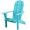 27" Blue Heavy Duty Plastic Adirondack Chair