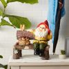 Garden Gnome Welcome Statue