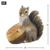 Squirrel and Acorn Bird Feeder