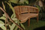 Curve 3 Seater Bench Extra Thick Wood