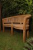 Curve 3 Seater Bench Extra Thick Wood