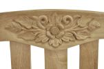 50" Round Rose Bench