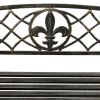 FarmHome Bronze Sturdy 2 Seat Porch Swing Bench Scroll Accents