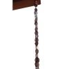 Pure Copper 8.5 Ft Leaves Rain Chain Rainwater Downspout