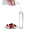 12 oz. Nectar Capacity Glass Tube Hummingbird Feeder with Copper Lid and Base