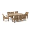 Bahama Sahara 9-Pieces 78" Oval Dining Set