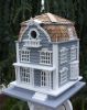 Sag Harbor Birdhouse - Blue with Mansard Roof