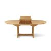 Bahama 87" Oval Extension Table Extra Thick Wood