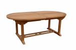 Bahama 117" Oval Extension Table w/ Double Extensions