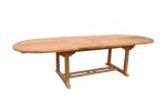 Bahama 117" Oval Extension Table w/ Double Extensions