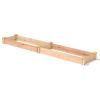 16 in x 96 in Low Profile Cedar Raised Garden Bed - Made In USA