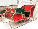 Large Iron Classic Christmas Sleigh "Philadelphia II"