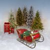 Large Iron Classic Christmas Sleigh "Philadelphia II"