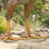 5.5 ft. Tall Iron Rooster Garden Statue "Robert"