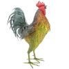 5.5 ft. Tall Iron Rooster Garden Statue "Robert"