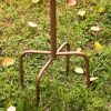 78.75" Tall Church Style Large Iron Birdhouse Stake "Dublin"