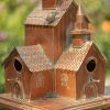 Large Copper-Colored Multi-Home Birdhouse "Montana"