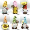 Magnesium Garden Gnome Holding Wooden Sign and Flowers "The Smallfries"