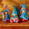 "The Americanas" Set of 3 Assorted American Lady Patriot Garden Gnomes (includes ZR218014, ZR218015, and ZR218016)