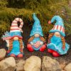 "The Americanas" Set of 3 Assorted American Lady Patriot Garden Gnomes (includes ZR218014, ZR218015, and ZR218016)