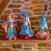 "The Americanas" Set of 3 Assorted American Lady Patriot Garden Gnomes (includes ZR218014, ZR218015, and ZR218016)