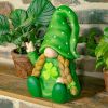 "The Shamrocks" Set of 6 Assorted St. Patrick's Day Garden Gnomes