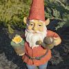 20.5" Tall Spring Gnome Garden Statue with Flower Pot and Water Can